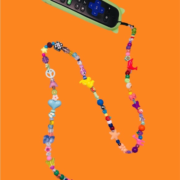 Colorful Beaded Phone Strap - Picture 1 of 2